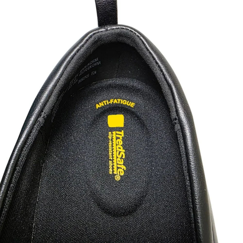 Women’s Black Slip-Resistant Wedge Flats